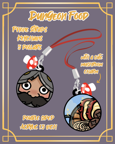 Dungeon Food - Phone Straps