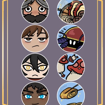 Dungeon food - phone straps