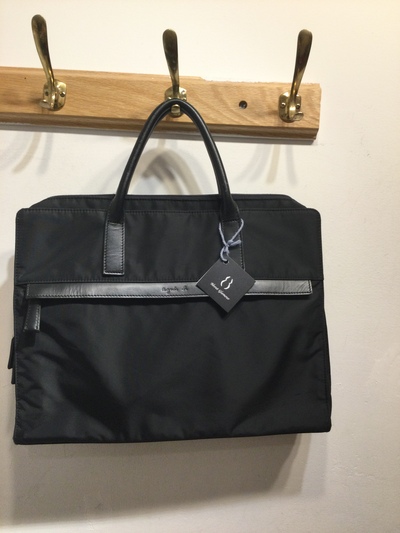 Agnes b black hand bag 