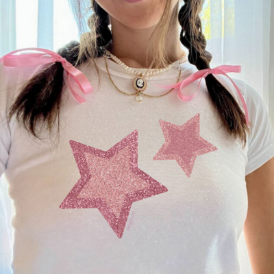 Star print top