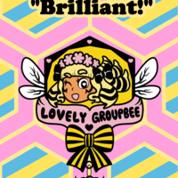 "Lovely Groupbee" Pin - Thumbnail 3
