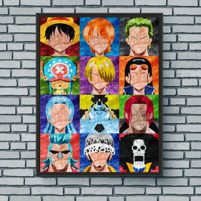 Collage art print - one piece