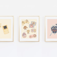 Gameboy Yellow print - Thumbnail 3