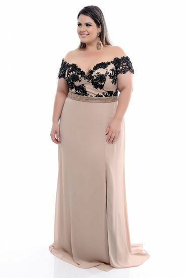 Elegant Plus Size Mother of the Bride/Groom Dress Lace Evening Formal Prom Dress