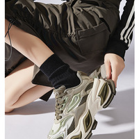 Breathable Platform Clunky Sport Shoes For Women - Thumbnail 1