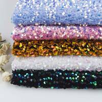Sequin Fabric,5mm velvet sequin fabric,Crystal Embroidery Mermaid Sequin Fabric, - Thumbnail 6