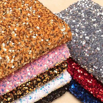 Sequin fabric,5mm velvet sequin fabric,crystal embroidery mermaid sequin fabric,