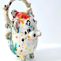 Ceramic Art "Oscar Cosmic Nebula" by Naosourita - Thumbnail 2