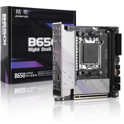 Jginyue am5 b650i itx motherboard | supports amd ryzen 7000 series | ddr5 & pcie 4.0