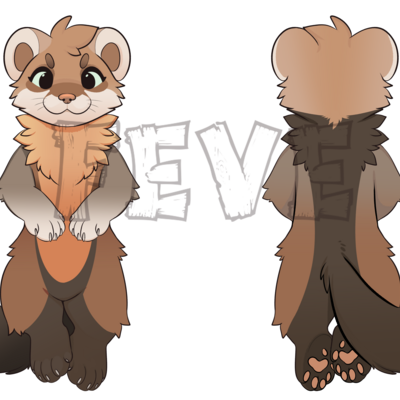 Oversized pine marten cuddle unstuffed pillow 36”