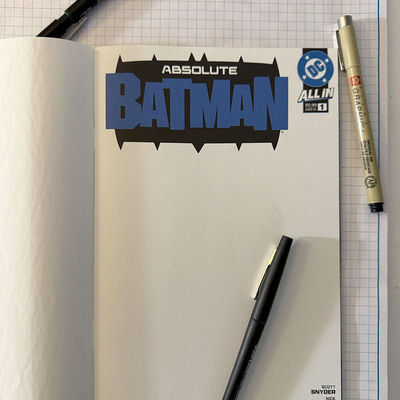 Absolute batman sketch cover commission 