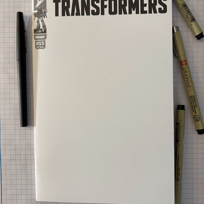 Transformers 15 sketch cover commission 