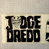 Judge Dredd Original Art Sketch Card Bookmark - Thumbnail 3