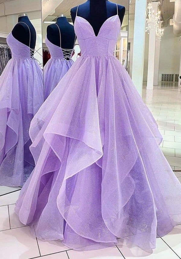 Women's Tulle Evening Party Gowns Sleeveless Formal Prom Dresses Long A040