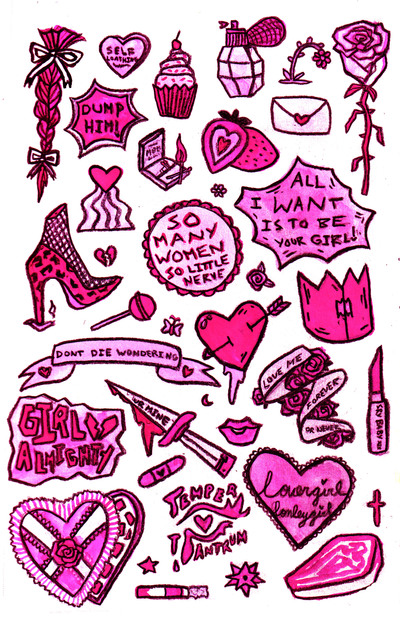 pink stuff sticker sheet
