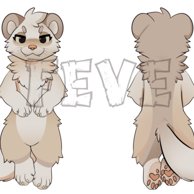 Oversized stoat cuddle unstuffed pillow 36”