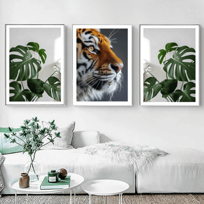 Stunning tiger art print
