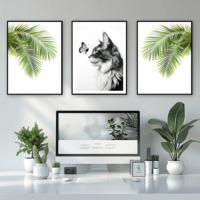 Cat & Butterfly Art Print - Thumbnail 1