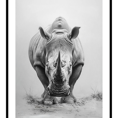 Rhinoceros art print