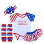 Gulf Of America Donald Trump Funny Bodysuit Romper Outfit Shirt Set-1