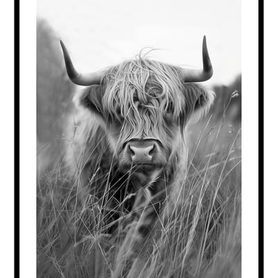 Highland cow art print