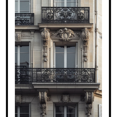 Parisian balcony art print - Thumbnail 5