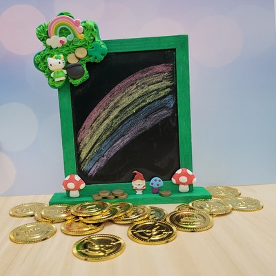 St patrick's day chalkboard