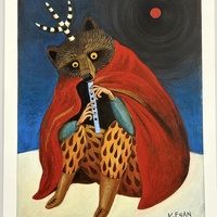 "Mars" by Kristen Egan Hand-Embellished, Limited Edition Print from "Land of the Low Sun" - Thumbnail 7