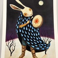 "Imbolc" by Kristen Egan Hand-Embellished, Limited Edition Print from "Land of the Low Sun" - Thumbnail 6