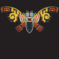 MothrAzteca Black T-Shirt - Thumbnail 1