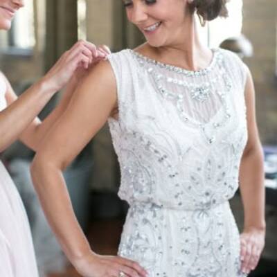 Luxury bling beads crystals wedding dress bridal dress wedding gown