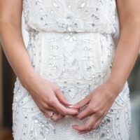 Luxury Bling Beads Crystals Wedding Dress Bridal Dress Wedding Gown - Thumbnail 1