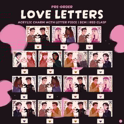 Love letter charms 
