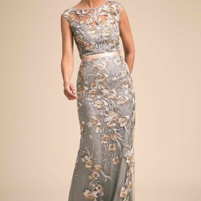 Elegant sheath lace mother of the bride/groom dress evening formal prom dress