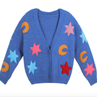 *Free Shipping*MOON & STAR CARDIGAN - Thumbnail 4