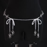 Beaded Bow chainmaille waistchain / bodychain - Thumbnail 2