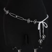 Beaded Bow chainmaille waistchain / bodychain - Thumbnail 3