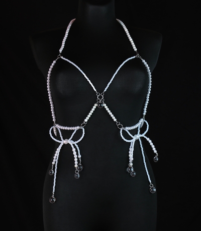 Sherliza Bow Frame Beaded Harness
