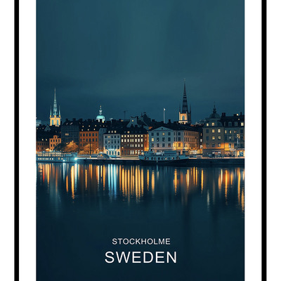 Stockholme, sweden art print - Thumbnail 1