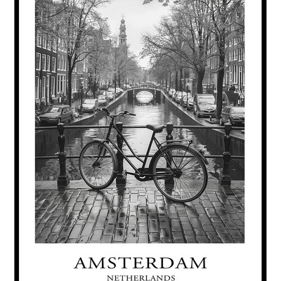 Amsterdam, netherlands art print