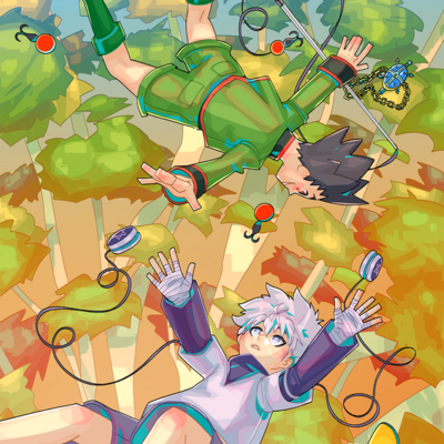 Killua & gon (hxh) a4 print