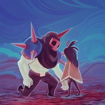 Buddy & rando a4 print