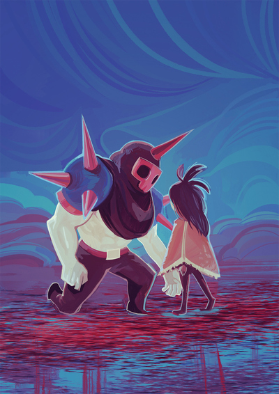 Buddy & Rando A4 print