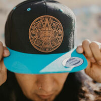 Piedra del sol leather patchSnapback - Thumbnail 2