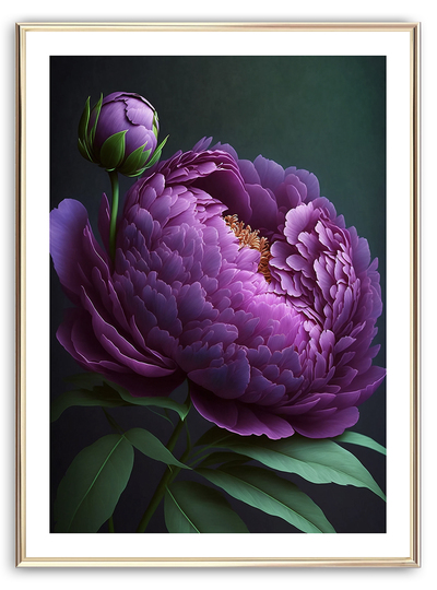 Close-Up Peony Art Print