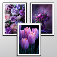Raindrop Tulips Art Print - Thumbnail 1
