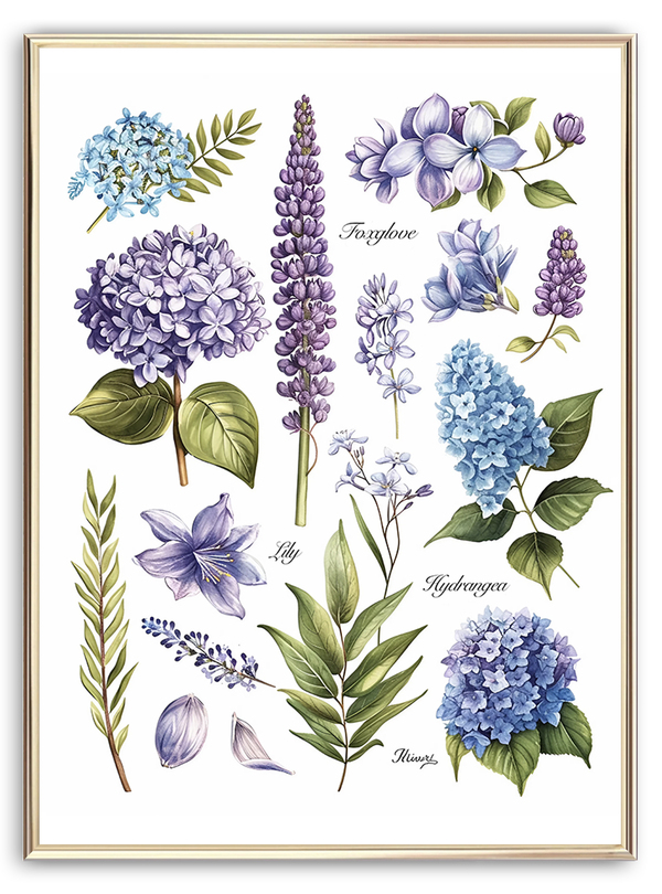 Garden Flowers Art Print (B) on Storenvy