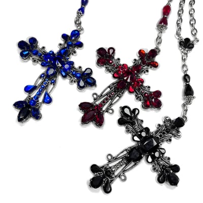 [4 colors] kyrie rosary necklace