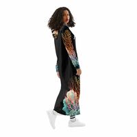 Coral Hoodie Dress Black - Thumbnail 2