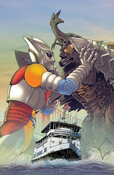 Jet Jaguar Vs Megalodon